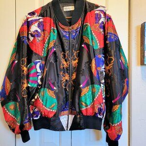 Vintage Maximalist Silkworms High Fashion Baroque Jacket Retro 90s